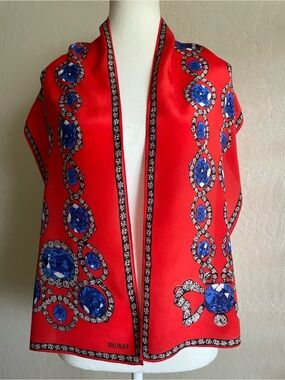 Bill Blass vintage silk scarf